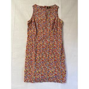Women’s Route 66 Multicolor Floral Cotton Summer Dress Sz M